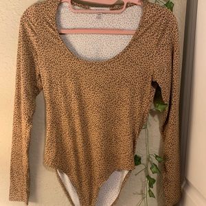 Cheetah print bodysuit